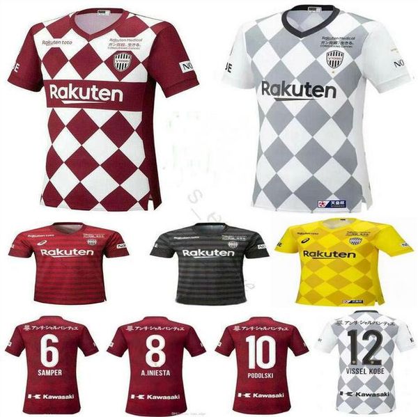 

2020 2021 vissel cerezo osaka shimizu s-pulse urawa red diamonds soccer jerseys 20 21 j.league j1 a.iniesta david villa football shirts, Black;yellow