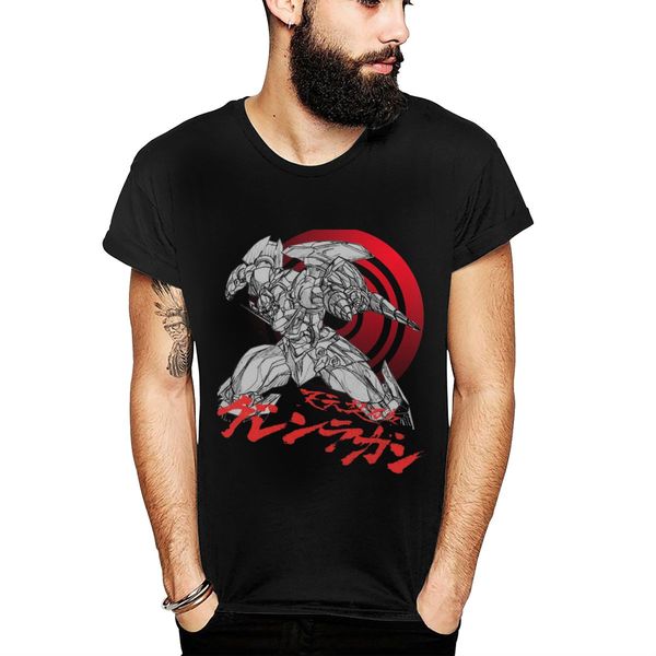 

fashion anime tengen gurren lagann t shirt vintage design