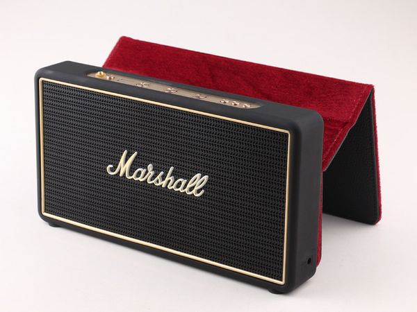 

marshall stockwell portable bluetooth speaker wireless speakers with flip cover case with us au eu adaptor
