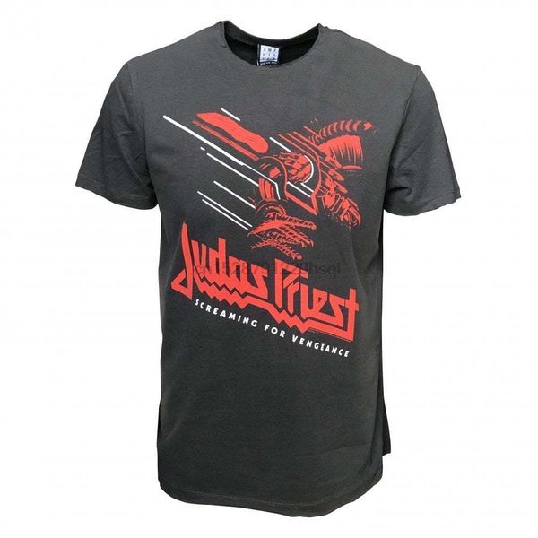 

judas priest screaming for vengeance t shirt amplified men women charcoal