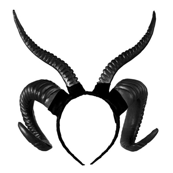 

kids gothic faux antelope sheep horn headband forest animal cosplay costume hair hoop halloween party p props headwear