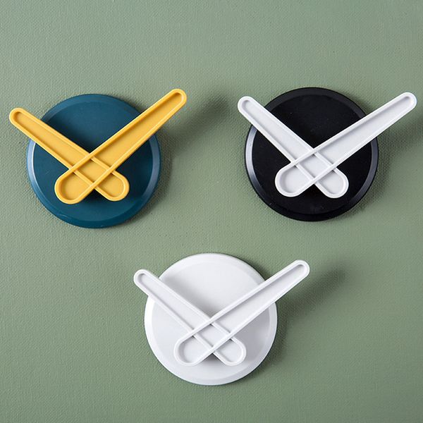 

3pcs key plug hook storage rack hooks family robe hanging hooks hats bag family robe hats bag key adhesive wall hanger