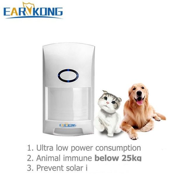 

ensor & infrared alarm detector new 433mhz wireless pet immune infrared detector alarm below 25kg animal ultra low power consumption