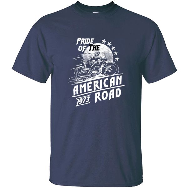 

printed design pride of the american road t-shirt natural classic clothes comics tshirts 2020 short-sleeve tee