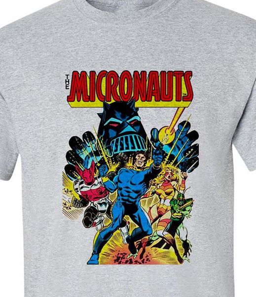 

micronauts футболка мужчины женщина 80-х ретро комиксы игрушки графической хлопковой смеси графического tee shirt праздничного плюс размер