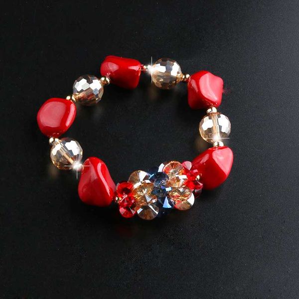 

2020 women elegant shiny crystal shell bracelet korean graceful lady hand decoration fashion birthday jewelry gifts, Black