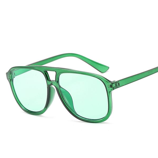 

sunglasses double beam dazzling large-framemen women's jelly colored selling eyeglasses trend sun glasses, White;black