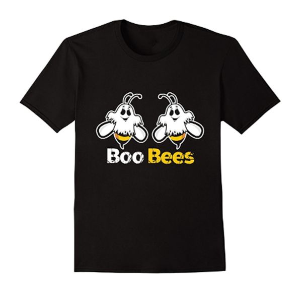 

высокое качество boo пчелы let it be смешные halloween ghost horror party gift футболка summer tee shirt