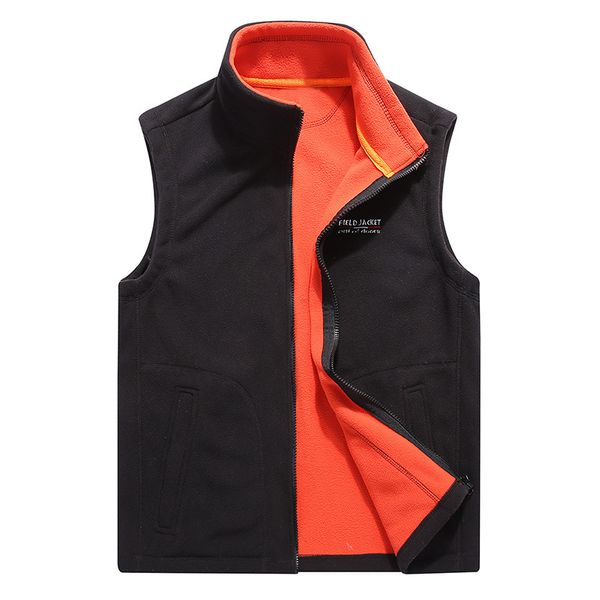 

outdoor t-shirts adults teenagers fleece softshell vests breathable warm fishing hiking sleeveless jackets brand sports waistcoat plus sizem, Gray;blue