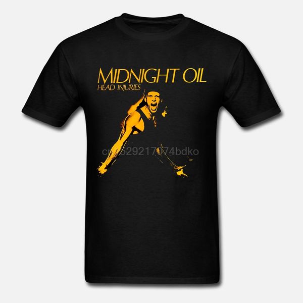 

new popular midnight oil mens black t-shirt s-3xl