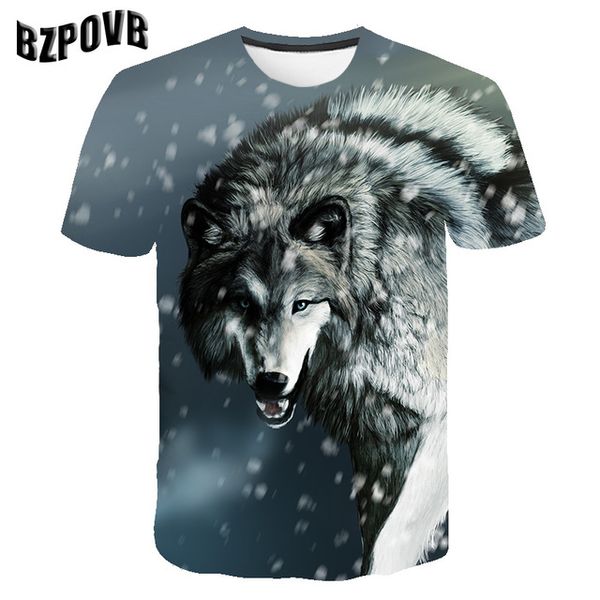 

o-collar wolf animal male 3d print shirts comics anime kawaii men clothing