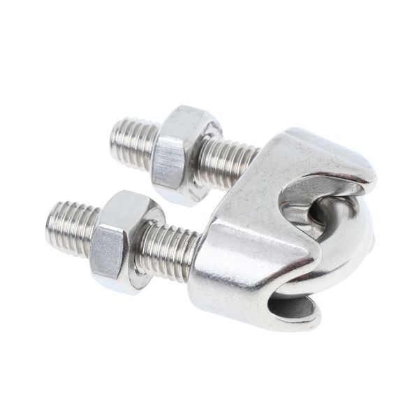 

304 stainless steel saddle clamps cable wire rope clip fastener m10/m12 14mm/16mm/18mm/20mm/22mm