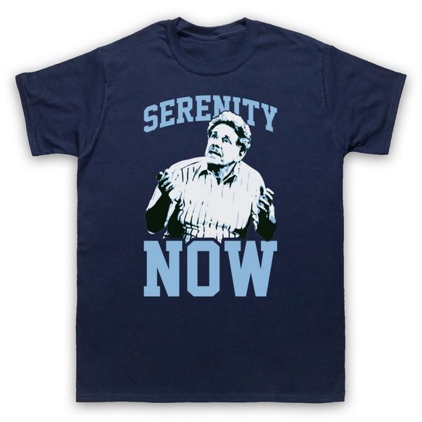 

serenity now unofficial seinfeld frank costanza t-shirt adults & kids sizes cols cotton tshirt short-sleeved tee shirt