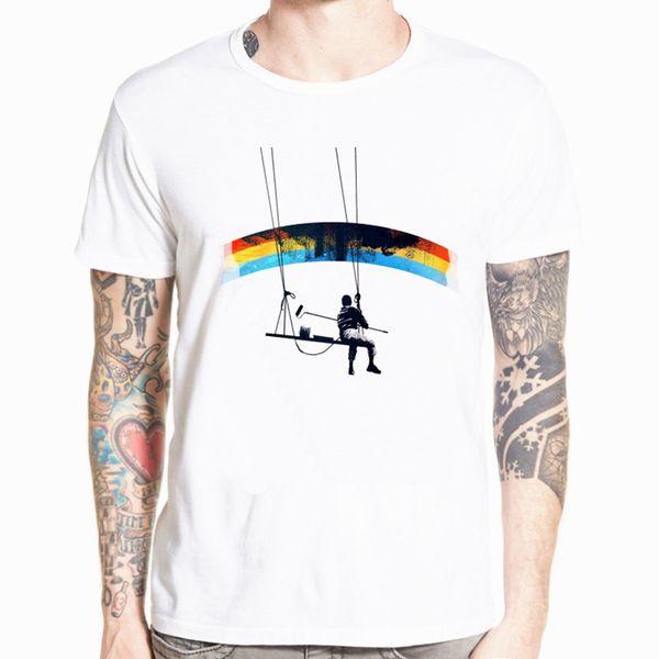 

rainbow t shirt sleeve o-neck tshirt male summer men t-shirt male mens tee shirts funny t shirts streetwear shirts tees