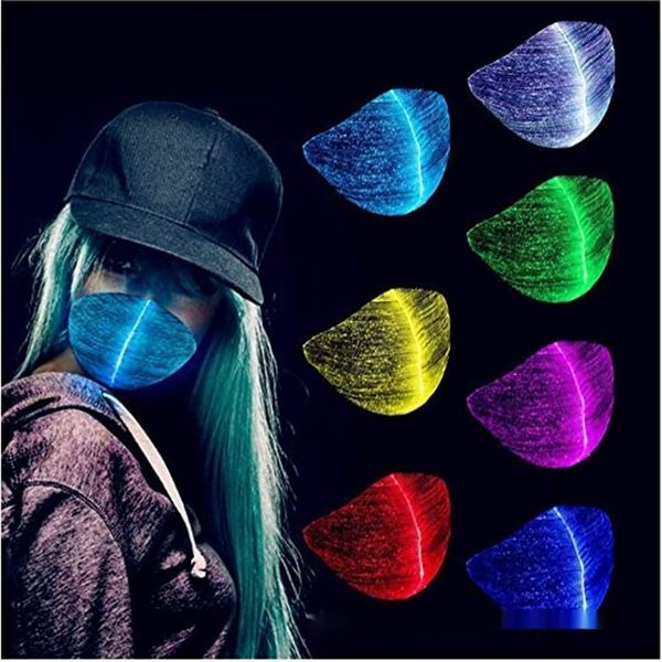 

dasheng specializes in producing led colorful luminous luminous mask mask maskmasks bar entertainment optical fiber masks y7i6u y7i