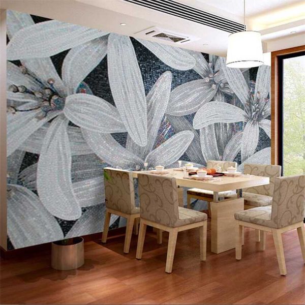 

diantu customize three-dimensional relief flower home and rich romantic background custom large mural wallpaper papel de parede