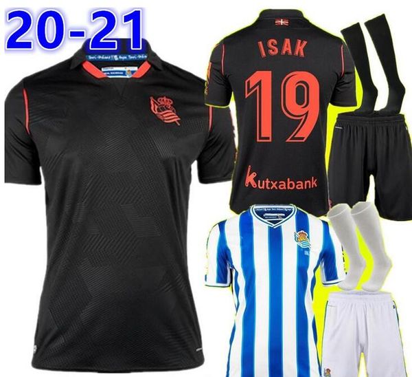 

2020 2021 реал сосьедад футбол джерси januzaj оярсабаль silva juanmi мерина дома вдали 3-мужчины и дети мальчики 20 21 футбола рубашки, Black;yellow