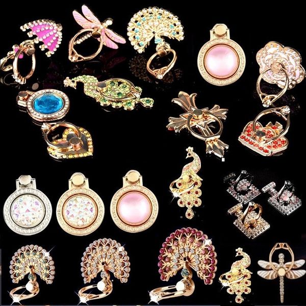 

metal finger ring holder mobile phone stander phone bracket for iphone 7 8 x samsung gps mp3 pc