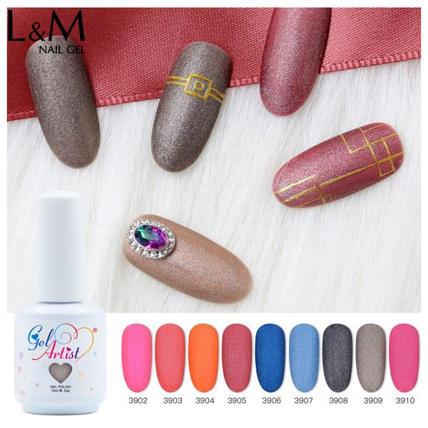 

12pcs set ent gelartist brand velvet matte gel polish long-lasting up to 30 days sell color gel no need coat, Red;pink