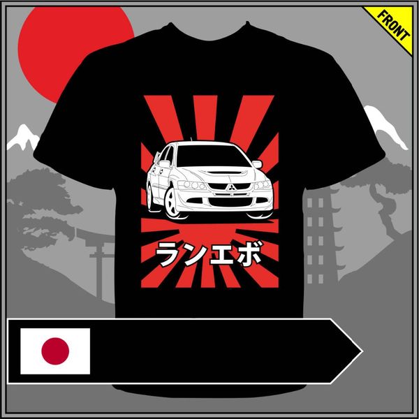 

mitsubi lancer evolution viii ct9a t shirt brand 2019 male short sleeve tee homme custom shirt printing