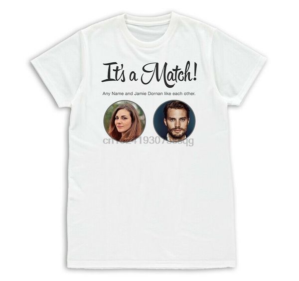 

its a match tinder inspired personalised womens p t-shirt pick a celebrity
