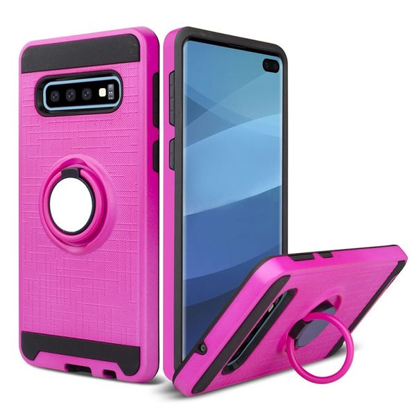 

hybrid armor tpu pc case for motorola moto e5 play go moto g7 play 360 degree rotating car phone holder magnetic phone cover