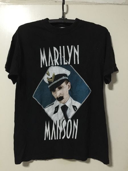 

marilyn manson grotesk burlesk rock t-shirt reprint new top