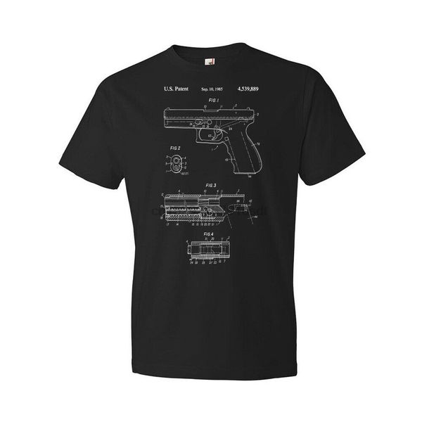 

automatic pistol shirt gun club tee policeman gift military apparel soldier gift