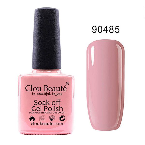 

clou beaute colorful gel polish beauty nude pink uv lak blue black red nail gel polish paint nail art, Red;pink
