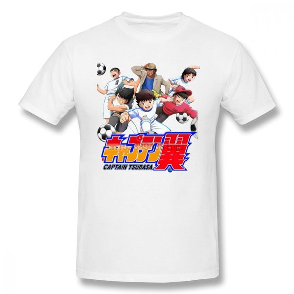 

captain tsubasa t shirt short sleeve brand clothing hip hop atmosphere plus size o-neck cotton clothes for men