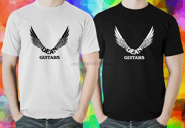 

new dean guitars logo black and white t-shirt сша размер s to xxxl zm1