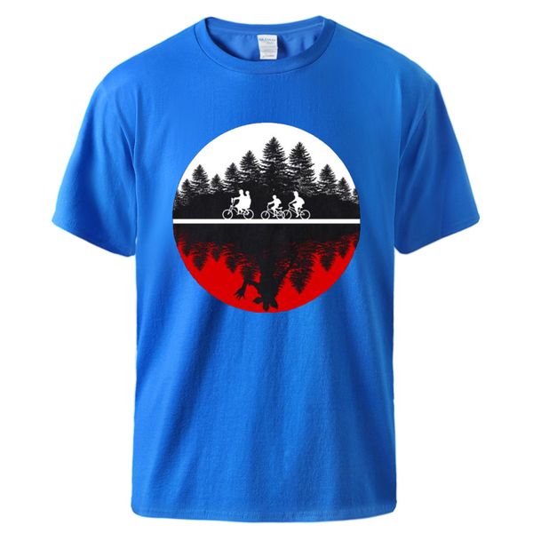 

stranger things for men summer short sleeve t shirts male casual cotton tee 2020 man brand loose plus t shirt