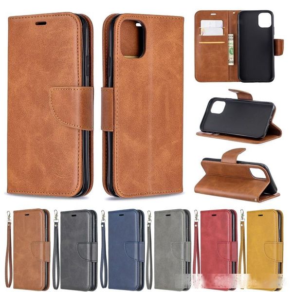 

retro flip wallet pu leather case strap for iphone 2019 xr xs max x 8 7 6 samsung s8 s9 s10 plus s10e note 10 pro