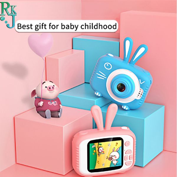 

cartoon cute children mini camera kids educational toys for children birthday gift digital camera 1080p projection video