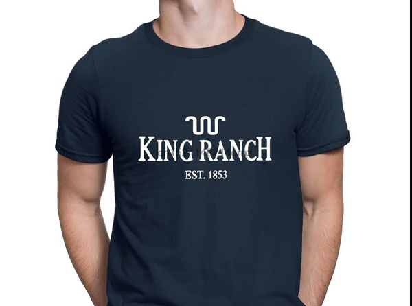 

king ranch t-shirt hiphop customize standard trend tshirt for men 2019 humor anti-wrinkle tee shirt round collar cotton