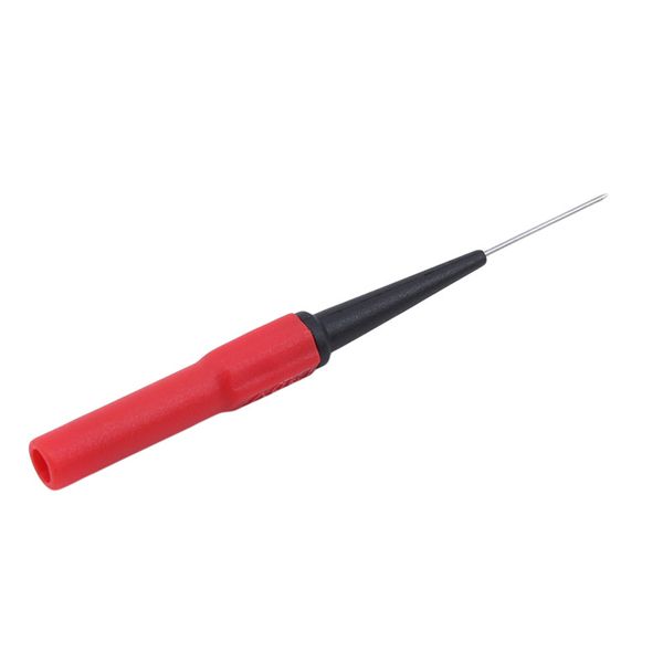 

red + black multimeter pen probe very fine repair test needle auto repair parts