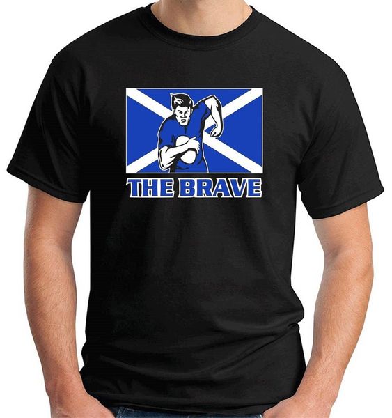 

t-shirt rugbyer scotland logo fashion t shirt hipster cool new fashion casual cotton short-sleeve selling