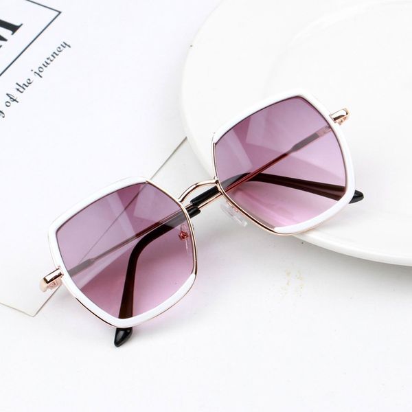 

child cute square frame sunglasses children kids tan red lens fashion boys girls uv400 protection eyewear, White;black
