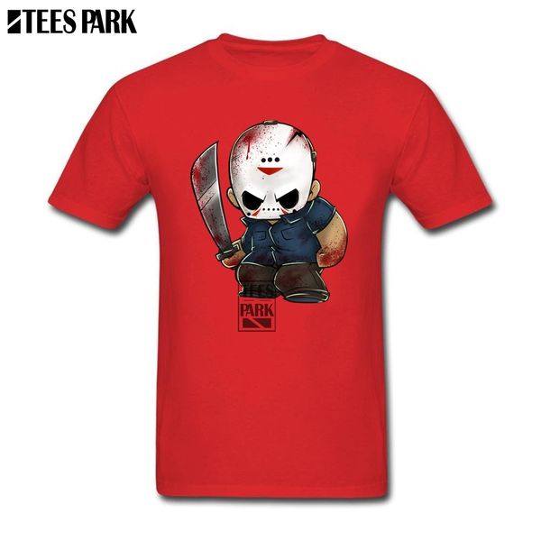 

short sleeve big size friday the 13th jason vorhees t shirt printing man pure cotton short sleeve geek men buying cool tee