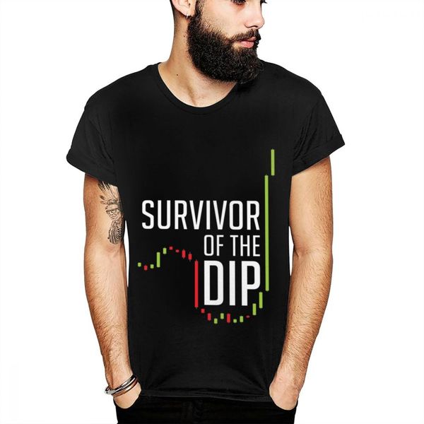 

men's tee big size survivor of the dip day trade fashionable t-shirt for man vintage design t shirt