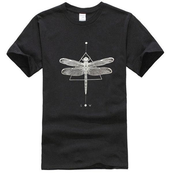 

dragonfly geometric t-shirt screenprinted women t-shirt