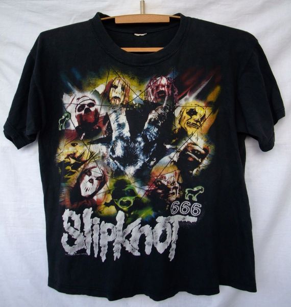 

slipknot tour 2002 original t-shirt vintage black medium 2020 new arrival t-shirt