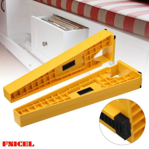 

1 set drawer slide mounting tool cabinet installation jig box cabinet hardware install guide tool