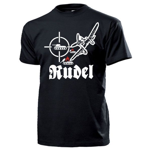 

2019 summer cotton tee shirt rudel hans ulrich stuka oberst luftwaffe ju 87g 3,7cm panzerabwe - t shirt#17543 fashion t-shirt