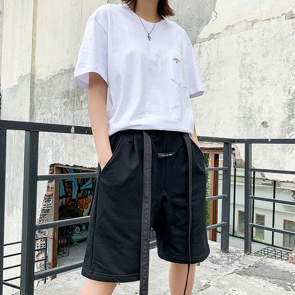

20ss luxury fear of god 6th long drawstring new summer fashion women men fog essentials shorts pants sweatshort casual beach pants, White;black