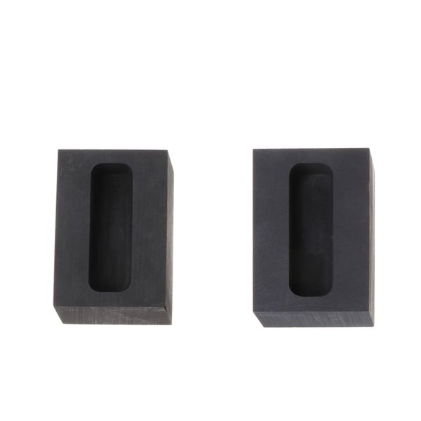 

2x черный графитовой печи литье литье плавильный тигель tool 100г