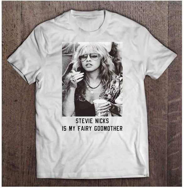 

stevie nicks is my fairy godmother tshirt size s-xxl tee tee shirt