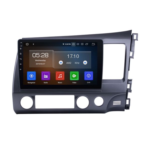 

10,1" android 10 автомобилей автомагнитол для honda civic 2006-2011 rhd с bluetooth wifi gps-навигация