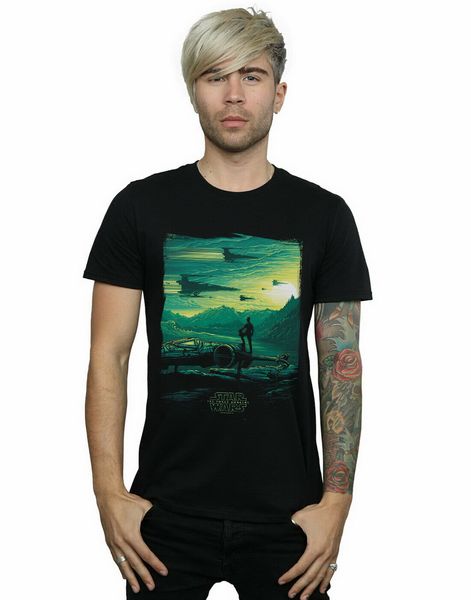 

сила пробуждает мужские poe art poster t-shirt бесплатная доставка смешной tops футболочку