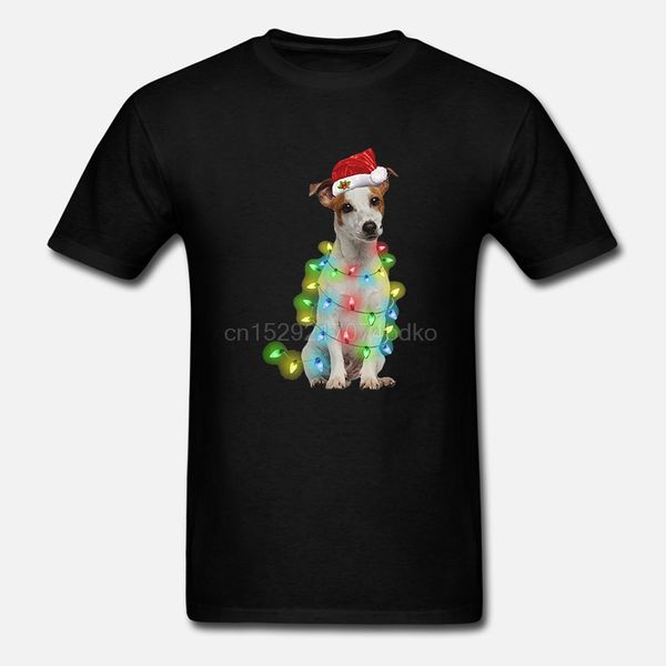 

men t shirt jack russell-christmas light women tshirt